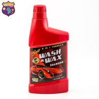 แว็กซี่ วอช แอนด์ แว็กซ์ แชมพูล้างรถสูตรผสมซิลิโคนแว็กซ์ ขนาด 1000 ซีซี Wash &amp; Wax 2 in 1 Formula WAXY 1000 ml รหัสสินค้า li1861pf