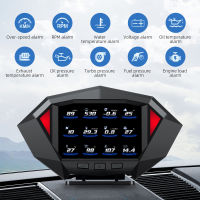 Offroad รถ HUD P1 Head Up Display On Board คอมพิวเตอร์นาฬิกา Slope Meter GPS Speedometer ดิจิตอล OBD2 Tester Instrument Cluster