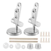 Adjustable Toilet Seat Bolt-Left and Right Hinges Kit-Toilet Seat Hinges Zinc Alloy Replacement Hinges