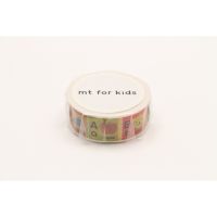 mt masking tape alphabet A-M (MT01KID013) / เทปตกแต่งวาชิ ลาย alphabet A-M แบรนด์ mt masking tape ประเทศญี่ปุ่น