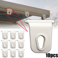 New prodects coming 10Pcs White Awning Hook Easy to Install Shoes Cap Hanger Organizer Rack Hook For RV Caravan Camper Outdoor Travel Dry Clothes