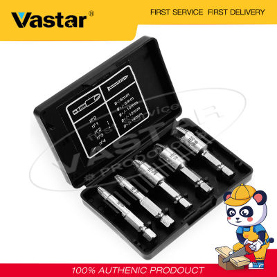 Vastar Easy Speedout Strippedลบอุปกรณ์ถอนสกรูที่เสียหายตั้ง0 #1 #2 #3 #4 # Broken Stuck Screw Removal Tool Kit