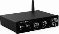 S.M.S.L A12 Updated Bluetooth 5.0 Stereo Audio Amplifier, Mini HiFi Class D Integrated 2 Channel Power Amp for Home Speakers with Bass and Treble Control 80Wx2 Infineons MA12070