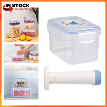 2PCS Vacuum Seal Food Storage Containers, Vakumar Vacuum Sealer Containers  