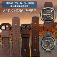 suitable for SEVENFRIDAY P1/P2/M1/M2/S2/Q2/03 Cowboy Mens Vintage Leather Watch with Accessories 28