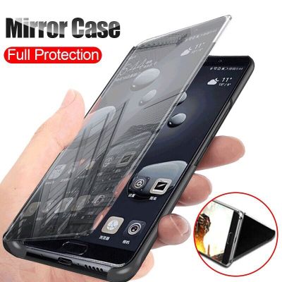 「Enjoy electronic」 Smart Mirror Flip Case For Xiaomi Mi 9 SE 8 Lite Case For Xiaomi Mi 8 Pro Max 3 Pocophone F1 Magnetic Leather Back Phone Cover