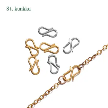 20-50Pcs/Bag 10/12/14/16/18/21mm Alloy Lobster Clasps Hooks Chain For  Bracelet Necklace Connectors DIY Jewelry Making Findings Supplies