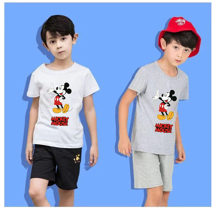 k-2052-เสื้อยืดแขนสั้นเด็กลายการ์ตูนน่ารัก-ผ้านุ่มใส่สบาย-ลายเยอะ-สีครบ-ไซส์ครบ