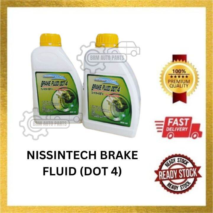 NISSINTECH BRAKE FLUID DOT 4 (0.8l) HIGH boiling point, low