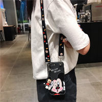 น่ารักสำหรับ VIVO V15 V20 Y17 Y15 Y12 Y11 U10 Y91C Y90 Y1s Y70 S1 Y3 Y3s การ์ตูน Mickey Minnie ตุ๊กตา Crossbody นุ่มซิลิโคนโทรศัพท์มือถือกรณี