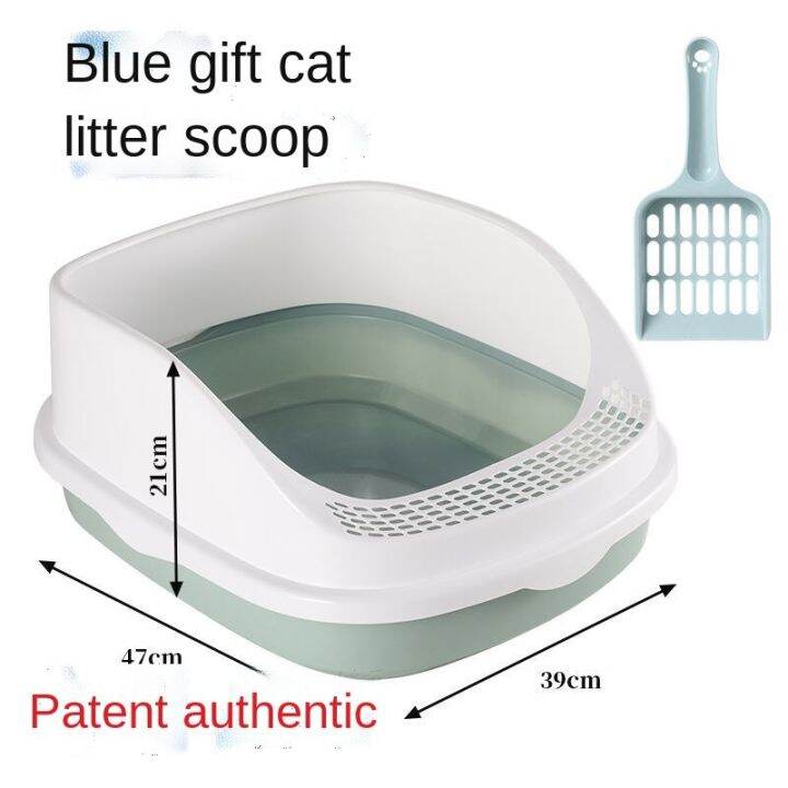 💖 READY STOCK 💖 Cat Litter Box Semienclosed High Fence Cat Litter Box