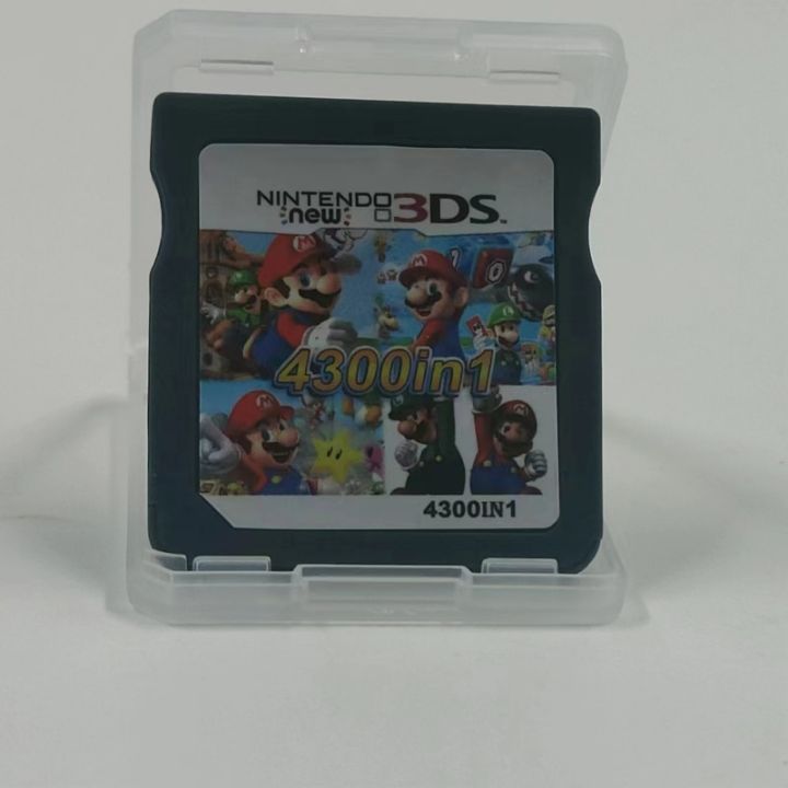 3ds-การ์ดตลับเกม-nds-4300-in-1การรวบรวม-ds-nds-3ds-3ds-ndsl-r4วิดีโอเกมเวอร์ชันการ์ดความจำภาษาอังกฤษ