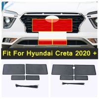 กลาง Grille แมลง Screening ตาข่ายด้านหน้าย่างสุทธิ Fit สำหรับ Hyundai Creta 2020-2022รถ Refit Garnish อุปกรณ์เสริม