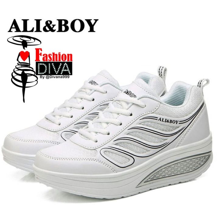 ali-amp-boy-รองเท้าผ้าใบสปอร์ตและแฟชั่น-รุ่นปีกนางฟ้า-สีขาวล้วน-น้ำหนักเบา-ทรงสวย-พื้นสูง-5-ซม-ไซส์-36-40-พร้อมส่งจากไทย