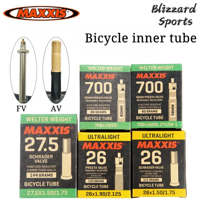 ☀MAXXIS Bike Inner Tube Mountain Bike Ultra Light Inner Tube 26 27.5 29