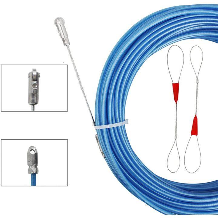ส่งจากไทย-เทปดึงสายไฟ-แบบล้อยาง-เครื่องมือช่างสำหรับการติดตั้งสายไฟ-รางเดินสายไฟ-แถมฟรีตะกร้อ-1-ชิ้น-ฟิตเทป