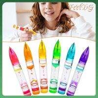 FEELDG ใหม่สุดฮอต ตัวจับเวลาของเหลวที่มีสีสัน ตกแต่งโต๊ะในบ้าน สำหรับเด็กและผู้ใหญ่ ปากกาบับเบิ้ลเคลื่อนไหวของเหลว ปากกาจับเวลาของเหลว ปากกาฟิดเจ็ต bubbler เคลื่อนไหวของเหลว