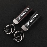 High-Grade Leather Motorcycle keychain Horseshoe Buckle Jewelry for Kawasaki Z900RS Z900 Z900ABS Z 900 A B S 2017 2018 2019