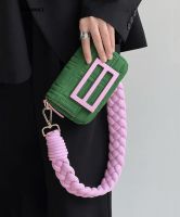 ✟♈ 2023 Mobile Phone Woven Strip Mini Small Bag Single Shoulder Messenger Small Flap crossbody Fashion Women Luxury Designer New