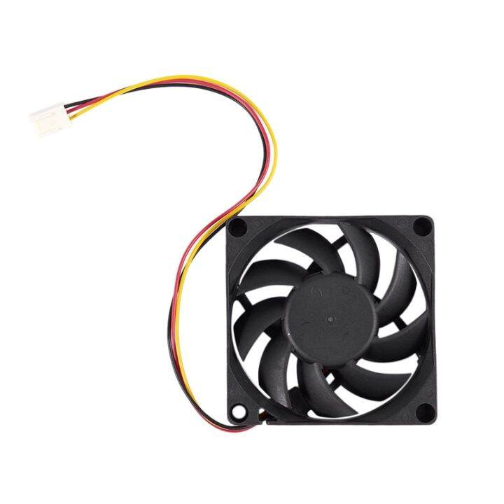 70x70mm-12v-3-pin-pc-computer-case-cpu-dc-brushless-cooler-cooling-fan-black