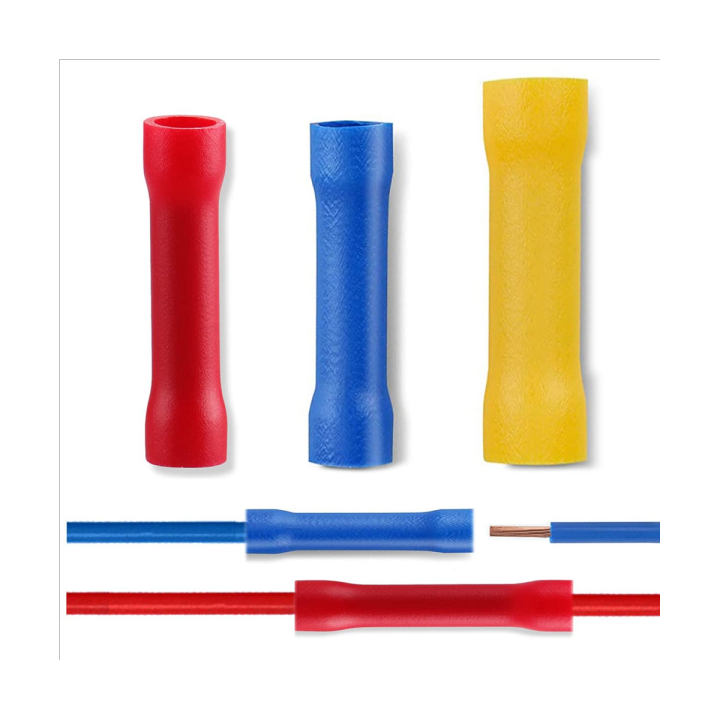 120PCS Wire Butt Connectors 2210 AWG Insulated Electrical Marine Automotive Wire Crimp