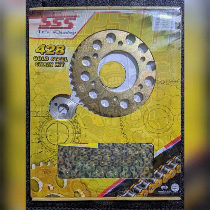 SSS SPROCKET STEEL GOLD SNIPER 150/LC150 Lazada PH