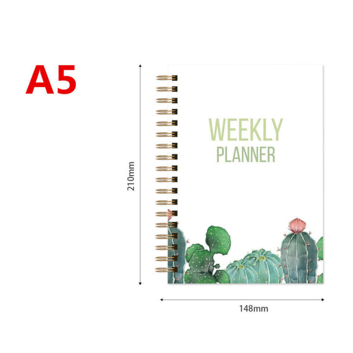 52-weeks-agenda-spiral-binder-notebook-a5-notebook-weekly-planner-52-weeks-agenda-schedule-organizer-diary-journal-stationery-supplies-office-supplies-school-supplies-stationery-organizer