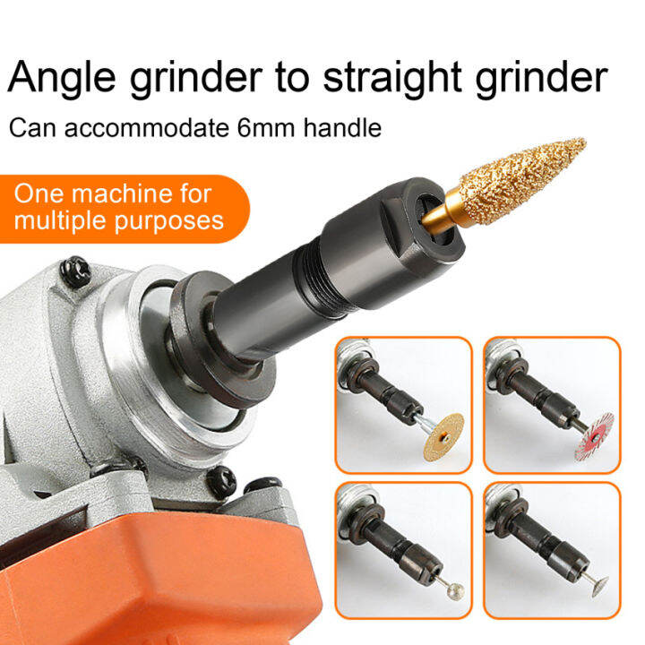 6/3mm Angle Grinder Modified Adapter To Straight Grinder Chuck For 100Type Angle Grinder M10