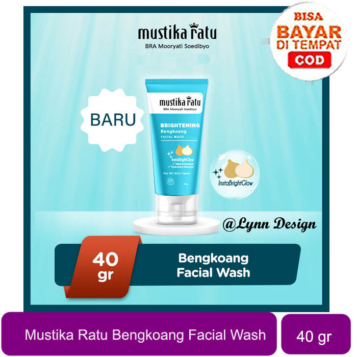 Mustika Ratu Brightening Bengkoang Facial Wash 40 G Lynn Design