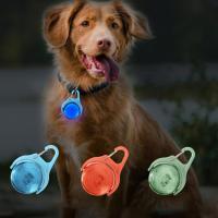 LED Dog Collar Light Dog Lights with Color Changing Rechargeable LED Pet Collar Light Small and Light Collars Night Time Clip on Lighted Dog Collar clean