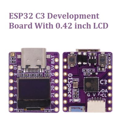 ESP32 C3 Development Board with 0.42 Inch LCD RISC-V Bluetooth Supports for Arduino Microprython Expansion Board