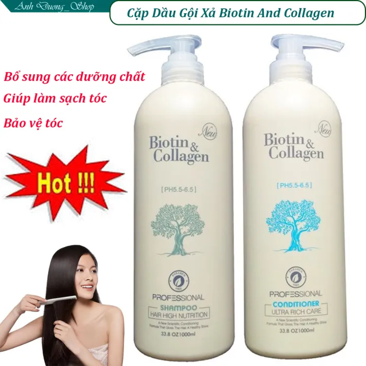 DẦU GỘI XẢ BIOTIN COLLAGEN,Cặp Gội Xả Biotin Collagen,Dầu Cặp Collagen ...