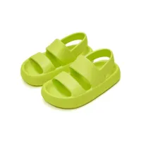 【Ready】? Simple childrens beach sandals boys sandals Roman Baotou mens and womens sandals girls childrens slippers