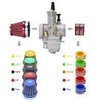 ZSDTRP อะแดปเตอร์รถมอเตอร์ไซค์คาร์บูเรเตอร์พีดับเบิลยูเคพร้อมอะแดปเตอร์ตัวกรองอากาศขนาด21 24 26 28 30 32 34มม. สำหรับรถโกคาร์ทรถ ATV วิบาก