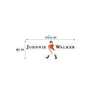 Sticker "สติกเกอร์ JohnnieWalker" สำหรับติดรถยนต์,มอเตอร์ไซค์ ทนทาน กันน้ำ100% งานตัดประกอบ สะท้อนแสง หลายสี หลายขนาด