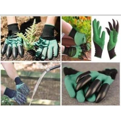 ถุงมือขุดดินทำสวน ถุงมือ ขุดดิน พรวนดิน Garden Genie Gloves จำนวน 1 คู่ [ส่งฟรี] มีบริการเก็บเงินปลายทาง *พร้อมส่ง/ถูกสุด*