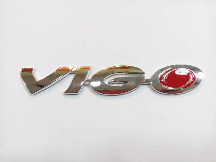 AD.โลโก้ VIGO ตัวชุปโครมเมี่ยม18.5×3cm