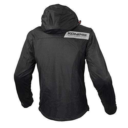 komine-เสื้อพา-jk-087้าตาข่ายสำหรับขี่มอเตอร์ไซค์-เสื้อพาร์กาสำหรับขี่959ฤดูใบไม้ผลิ-ฤดูร้อน-ฤดูใบไม้ร่วงมาตรฐาน-ce-07-087สีดำ-สีแดง-wm