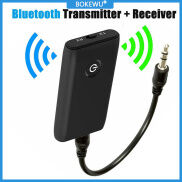 BOKEWU Bộ Thu Phát Bluetooth 5.0 2 Trong 1 Bộ Chuyển Đổi Âm Thanh Stereo