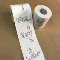 Creative Toilet Paper Rolls Funny Joke Numbers Sexy Girls Bath Tissue Bathroom Soft 3 Ply Novelty Gift