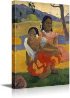 ศิลปะบนผืนผ้าใบสำหรับติดกำแพง1ชิ้น-Nafea FAA Ipoipo โดย Paul Gauguin-ฝรั่งเศสโพสต์อิมเพรสชั่นนิสต์-ศิลปะบ้านสมัยใหม่,ตกแต่งผนัง,แขวนได้ในห้องนั่งเล่น,ห้องนอนและสำนักงาน