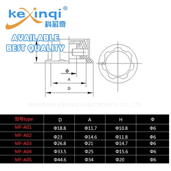 5pcs-bakelite-rotary-switch-knob-mf-a01-a02-a03-a04-a05-potentiometer-hat-cap-dial-plate-6mm-bore-diameter