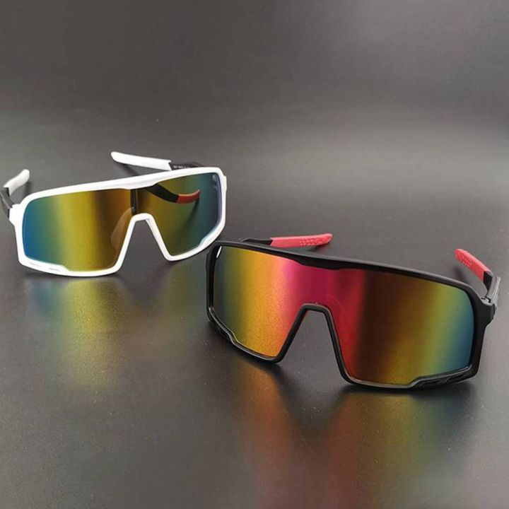 Shades for Man UV400 Cycling Sunglasses Bike Shades Siamese Large
