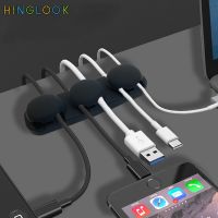 Penata kabel silikon klip kawat untuk meja pemegang kabel Data Desktop pemegang kabel penjepit garis Headphone mendukung kabel meja