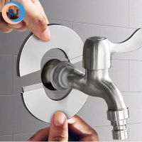 ❂☫ Wall Decorative Cover for Bathroom Faucet/Detachable Heighten Faucet Shower Pipe Plug Wall Faucet Hole Cover