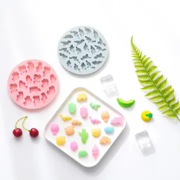 2pcs Fudge Mousse Mold Silicone Molds Ice Cube Tray Jelly Mold Small Candy  Mold Kitchen Mold Ice Mold Pastry Mold Ice Making Mold Candy Molds