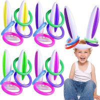 1Set Inflatable Ears Toss Game for Easter Kids Gifts Wedding Birthday Supplies