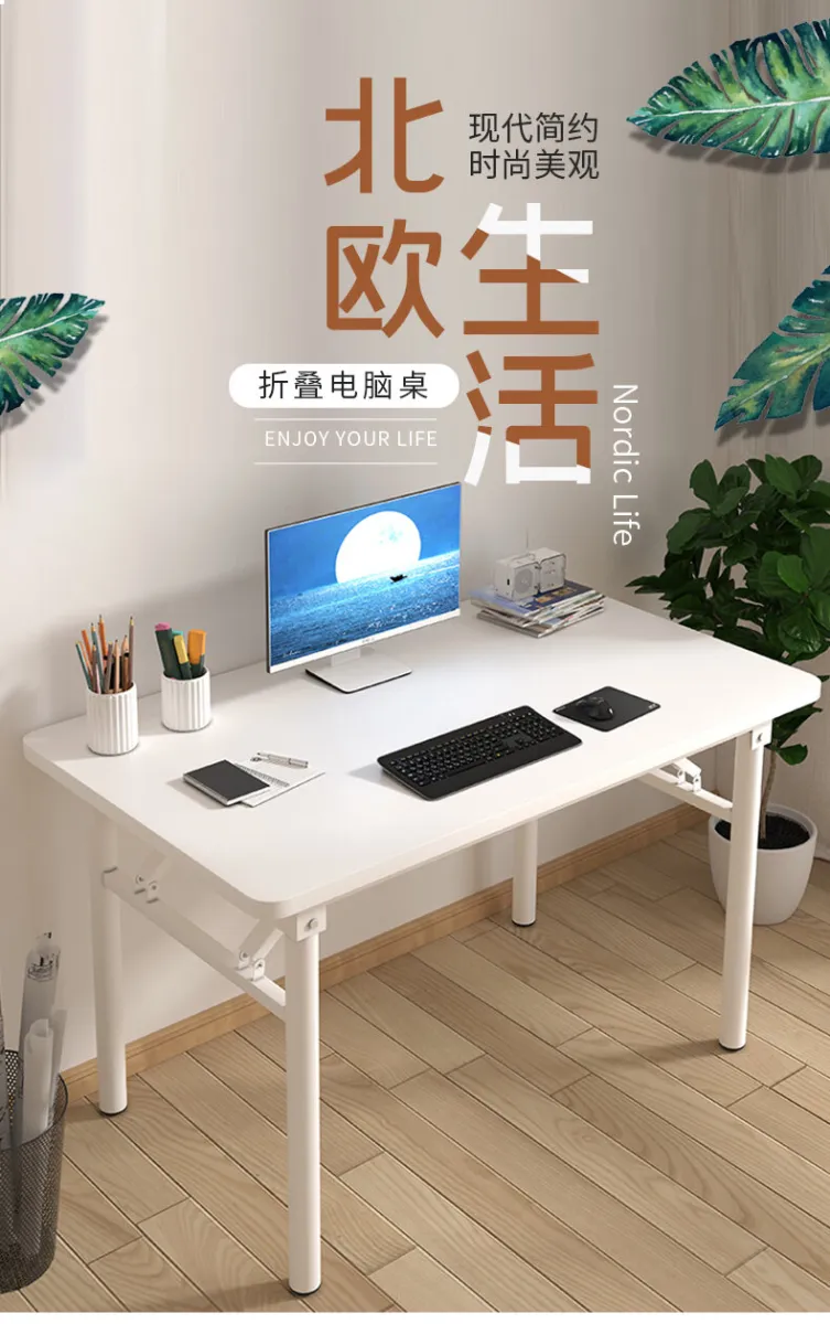 foldable computer desk desktop home desk simple modern bedroom