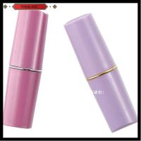 THEBLANC 2Pcs แรนด์สี ซ่อน-A-สำรอง-คีย์ รูปร่างลิปสติก พลาสติกทำจากพลาสติก กล่องใส่ยา น่ารักน่ารักๆ กล่องเก็บกุญแจ กิจกรรมกลางแจ้งกลางแจ้ง