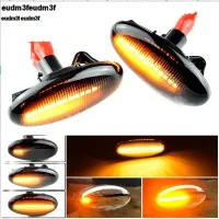 2x สำหรับ Mazda 3 (BK) 2003-2009ไฟ Led ไดนามิกด้านข้างสัญญาณไฟเลี้ยวตามลำดับ Eudm3f